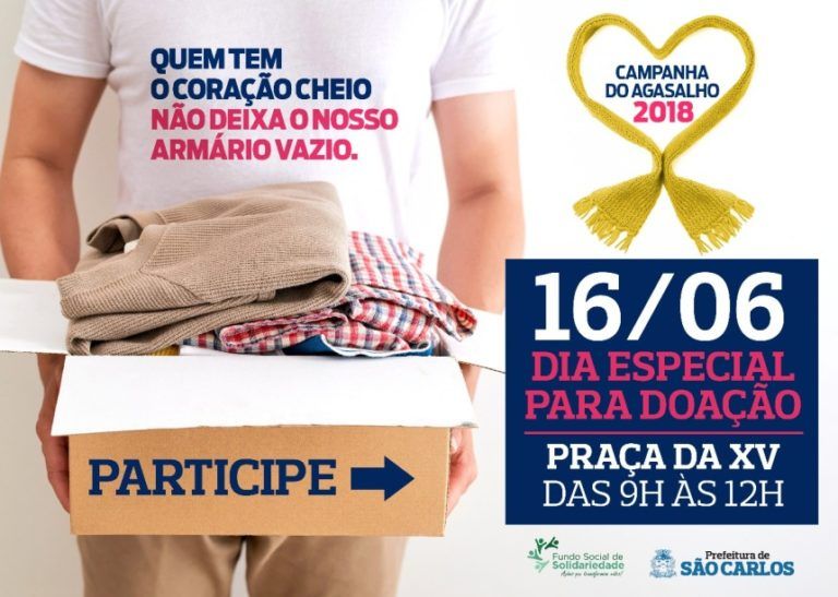 SÃO CARLOS | Fundo Social realiza dia especial para arrecadação de agasalhos