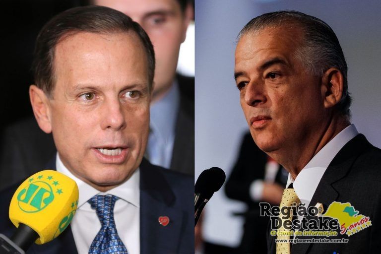 Candidatos ao  governo de São Paulo: João Doria e Marcio França.