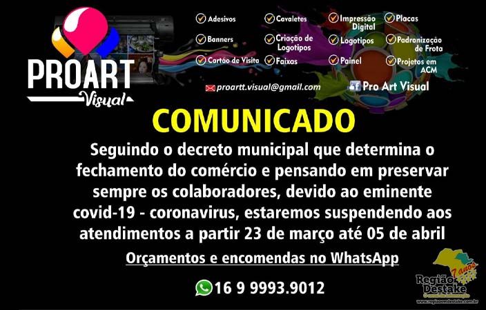 PROART-COMUNICADO