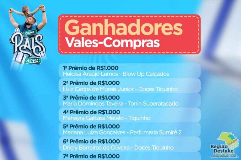 ganhadores