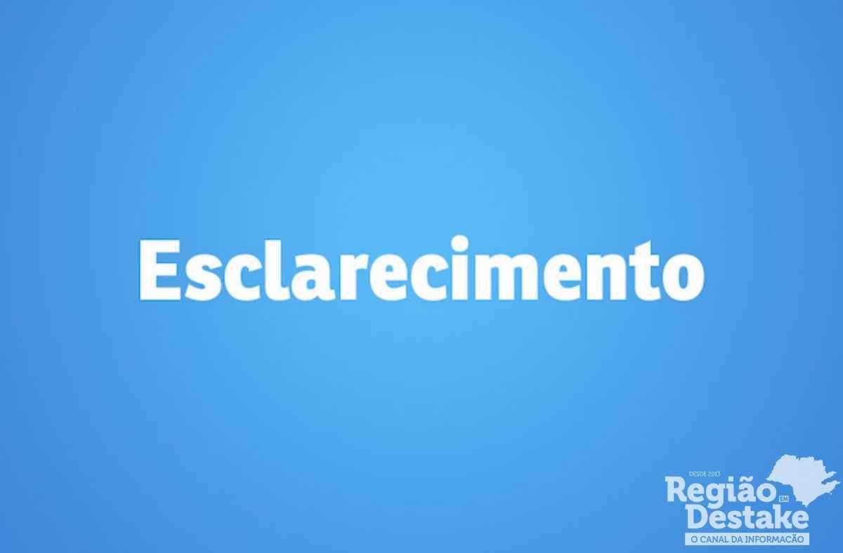 esclarecimento