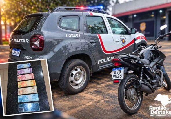 Polícia identifica placa pertencente a outro veículo