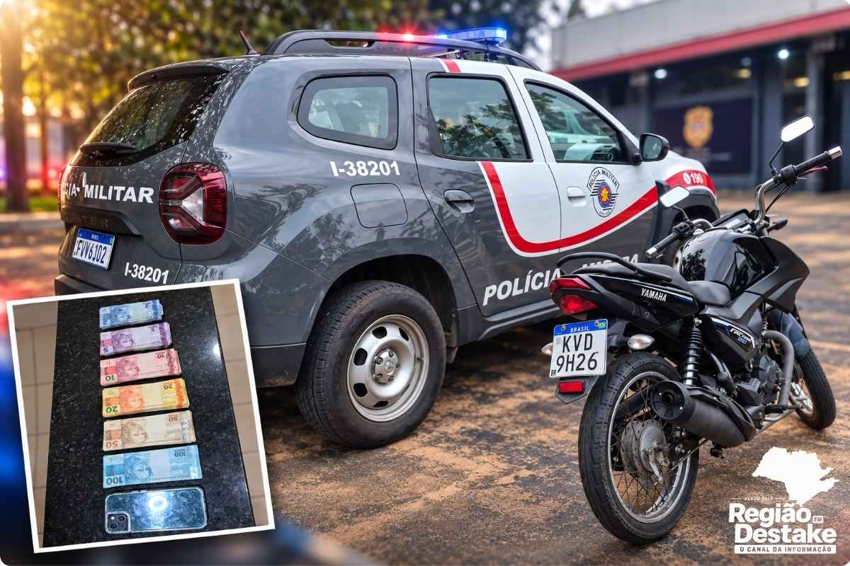 Polícia identifica placa pertencente a outro veículo