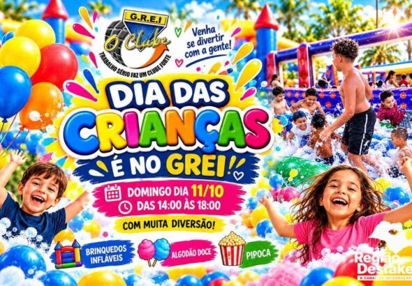 GREI realiza Festa do Dia das Crianças em Ibaté neste domingo
