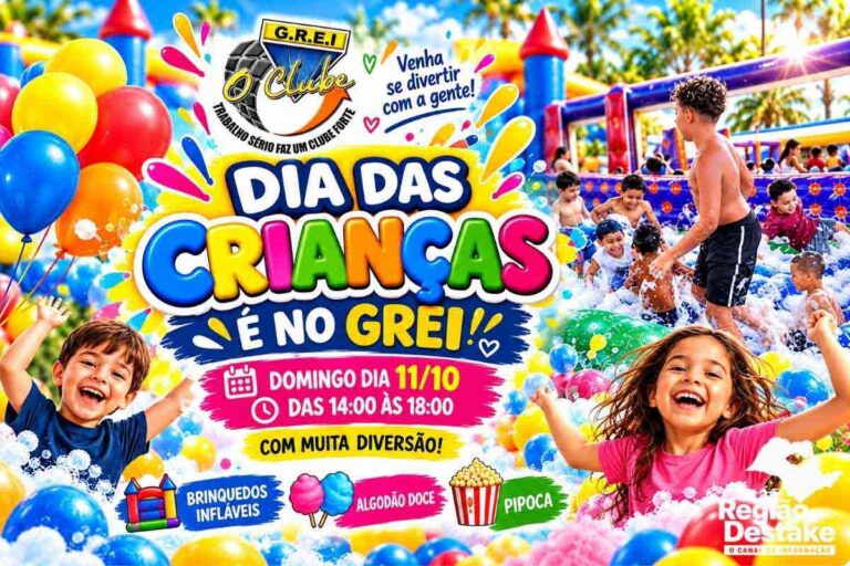 GREI realiza Festa do Dia das Crianças em Ibaté neste domingo