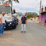 Construção de lombofaixa nos acessos ao parquinho do Jardim Cruzado em Ibaté