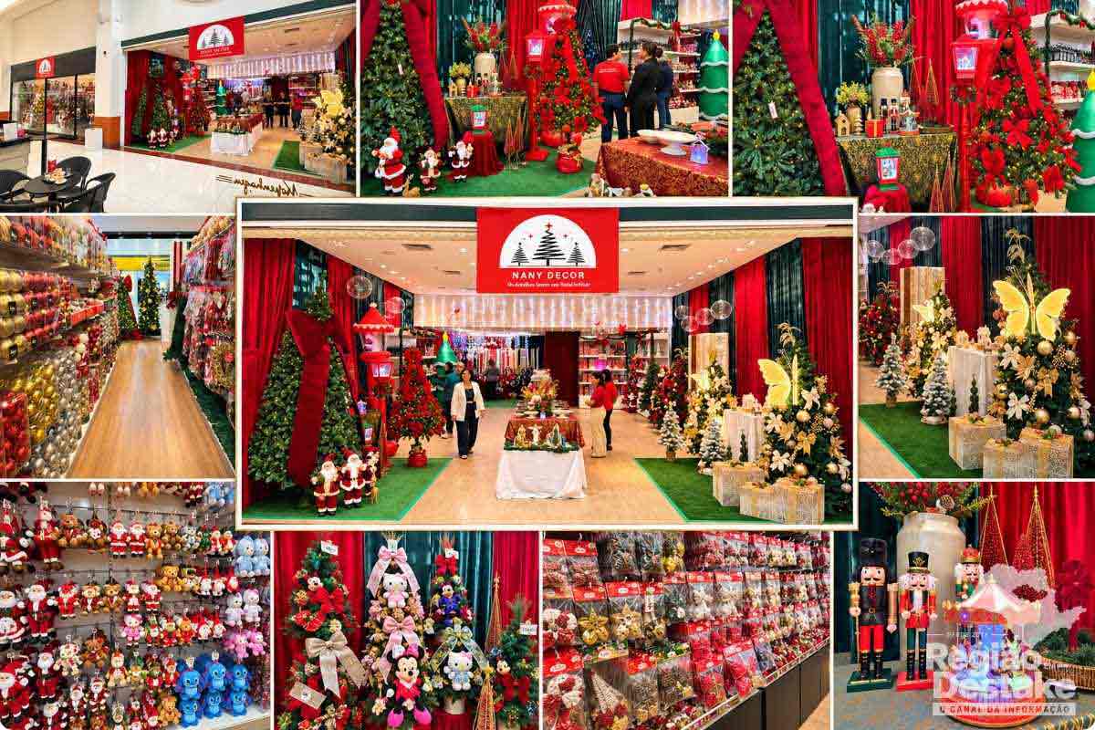 Shopping São Carlos recebe loja natalina ampliada com mais de 5 mil itens, preços a partir de R$ 7 e opções para diferentes estilos de decoração.