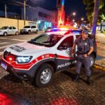 Polícia Militar em operação de patrulhamento em Ibaté